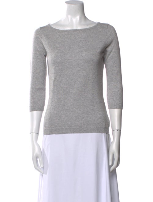 Pure Collection Cashmere Bateau Neckline Sweater