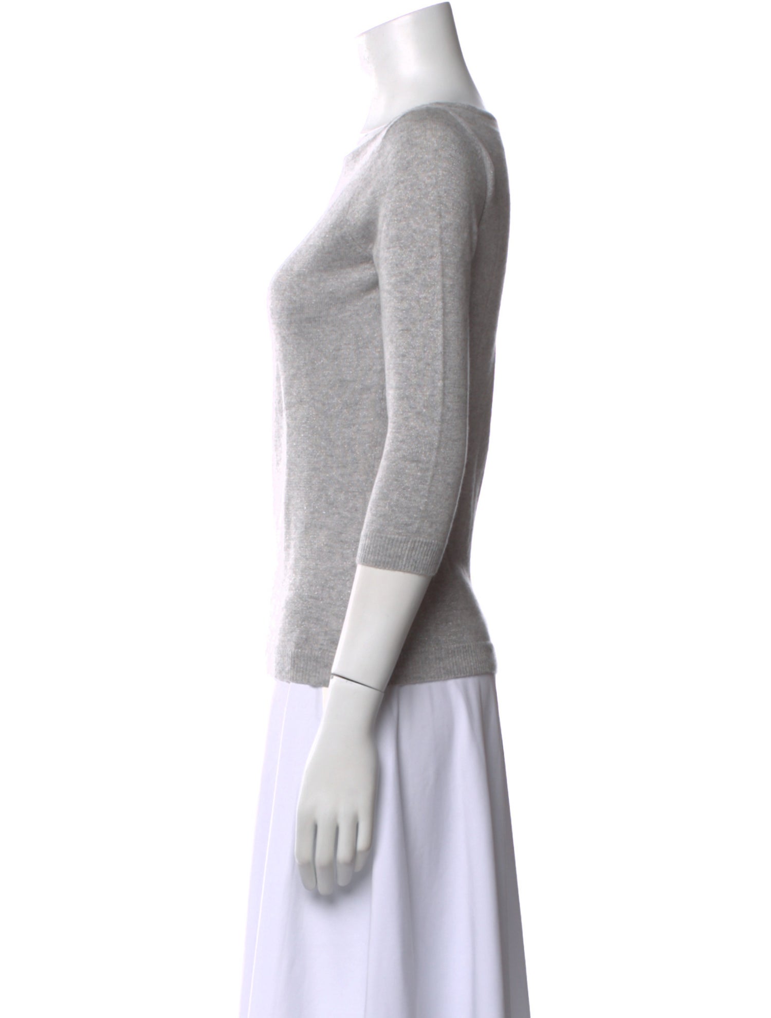 Pure Collection Cashmere Bateau Neckline Sweater