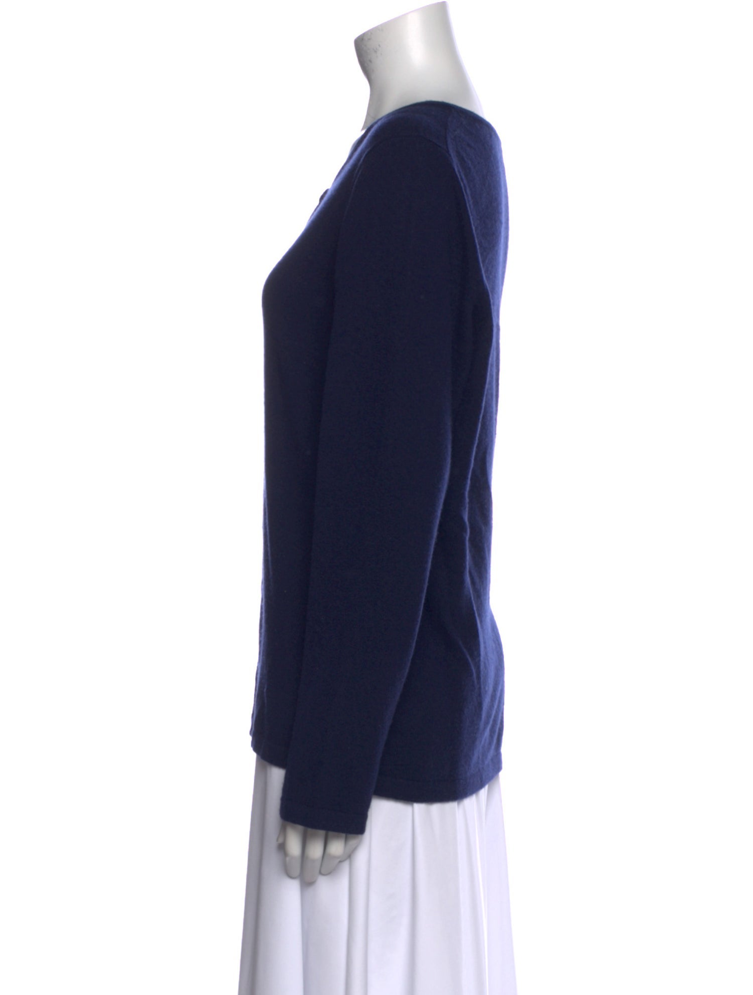 Pure Collection Cashmere Scoop Neck Sweater