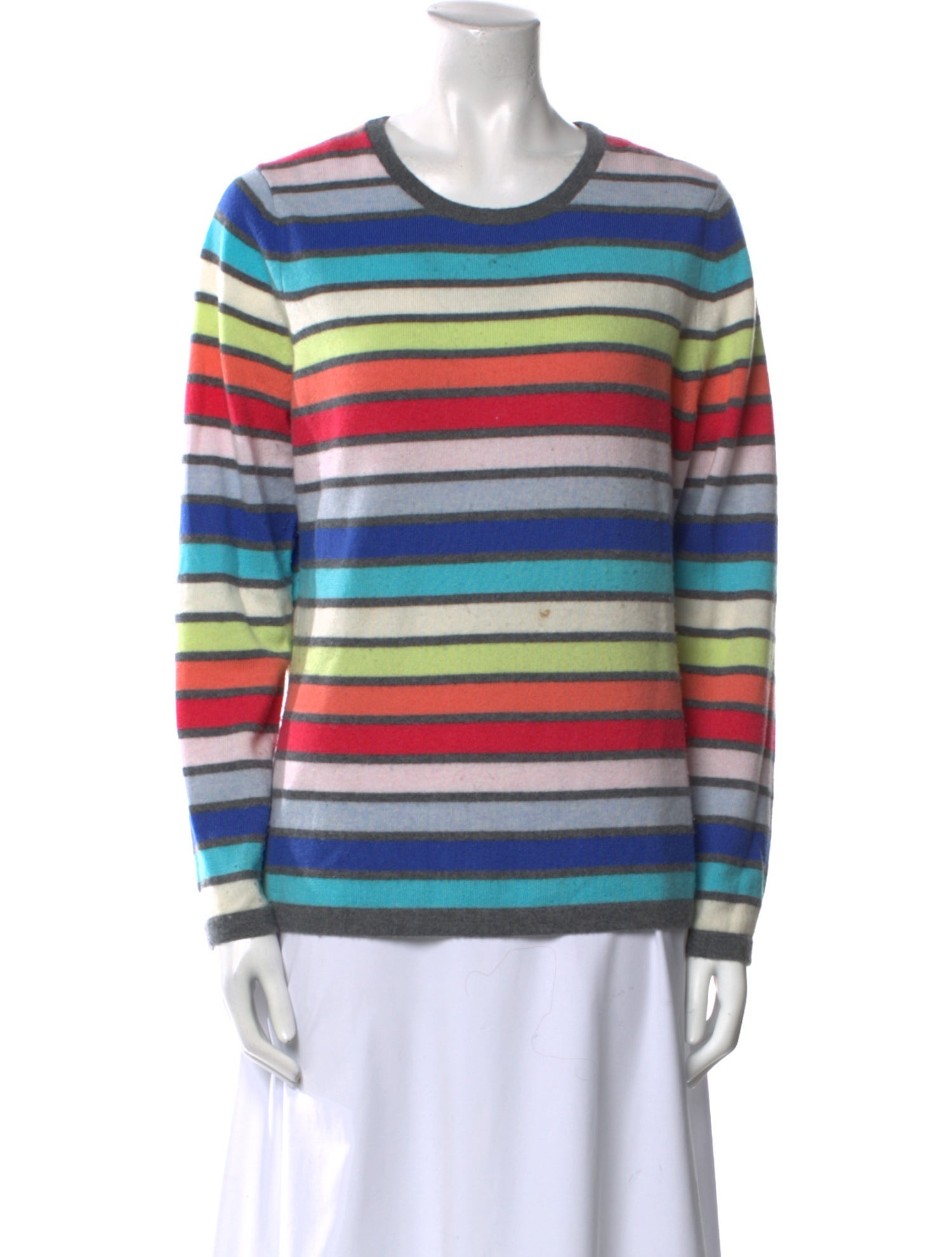 Pure Collection Cashmere Striped Sweater