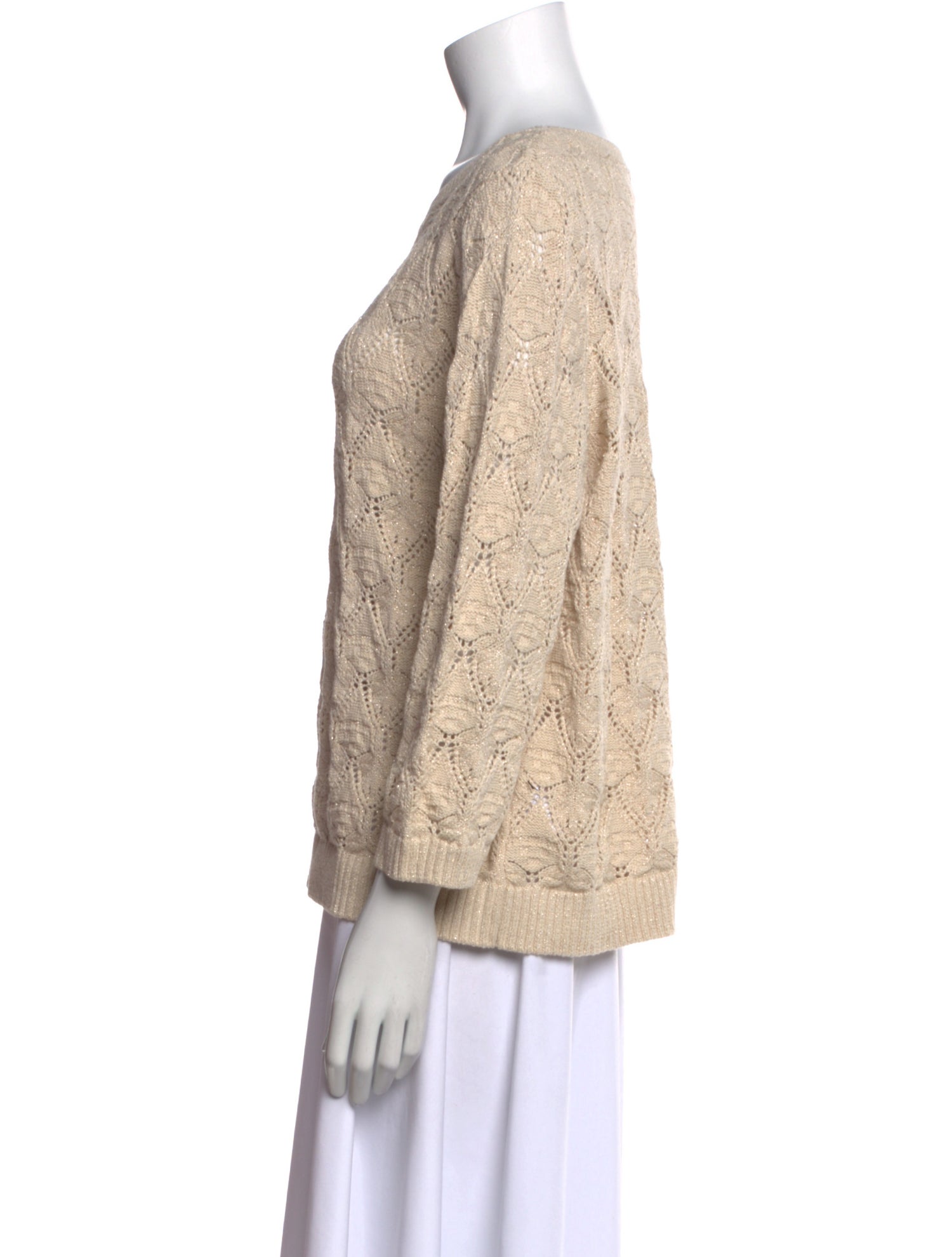 Pure Collection Wool Scoop Neck Sweater