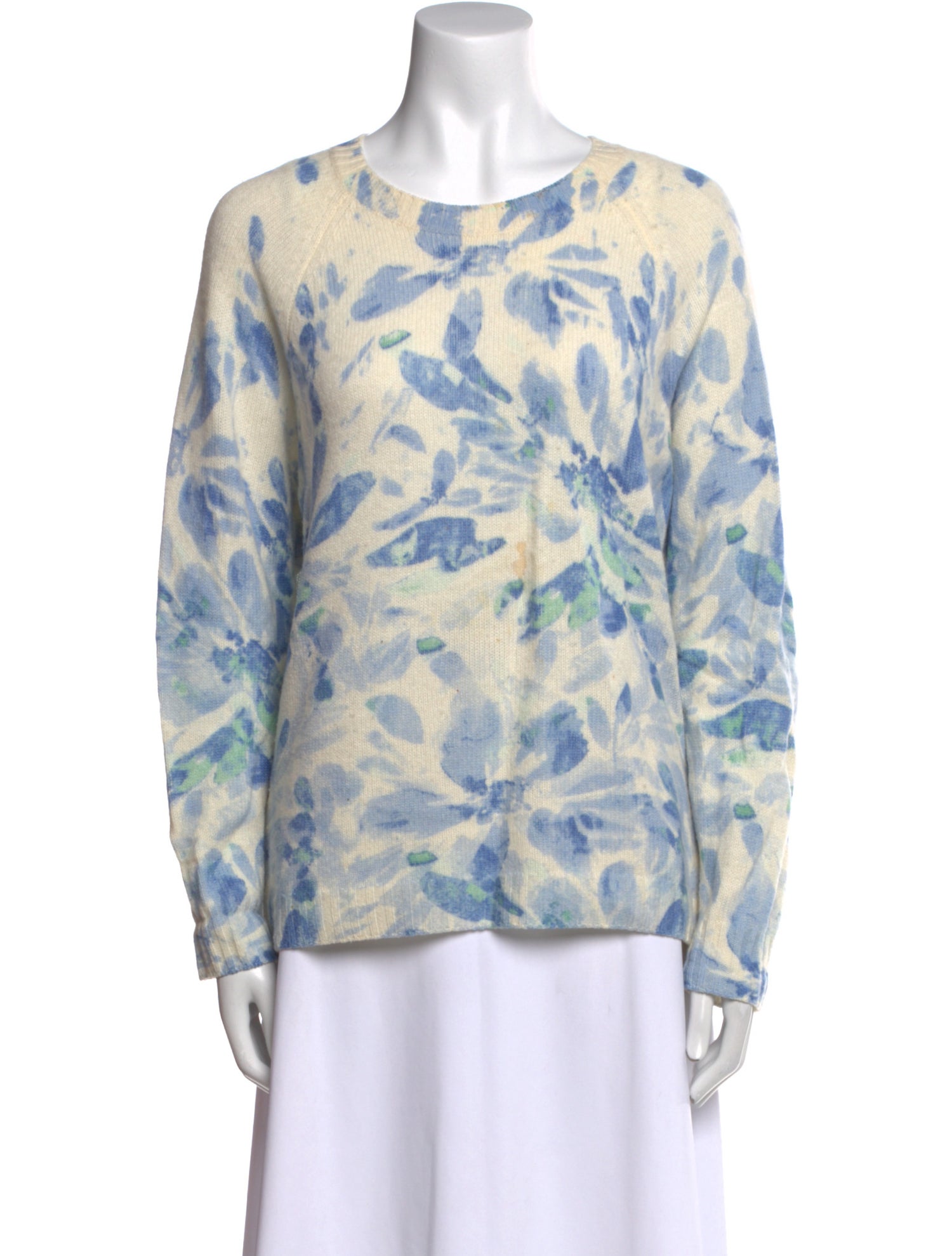 Pure Collection Cashmere Printed Sweater