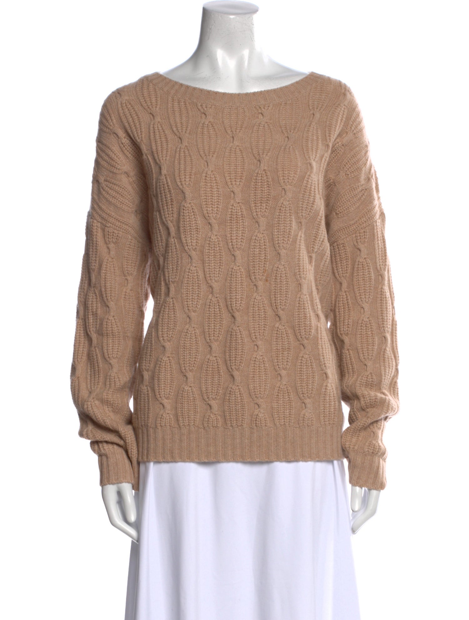Pure Collection Cashmere Bateau Neckline Sweater