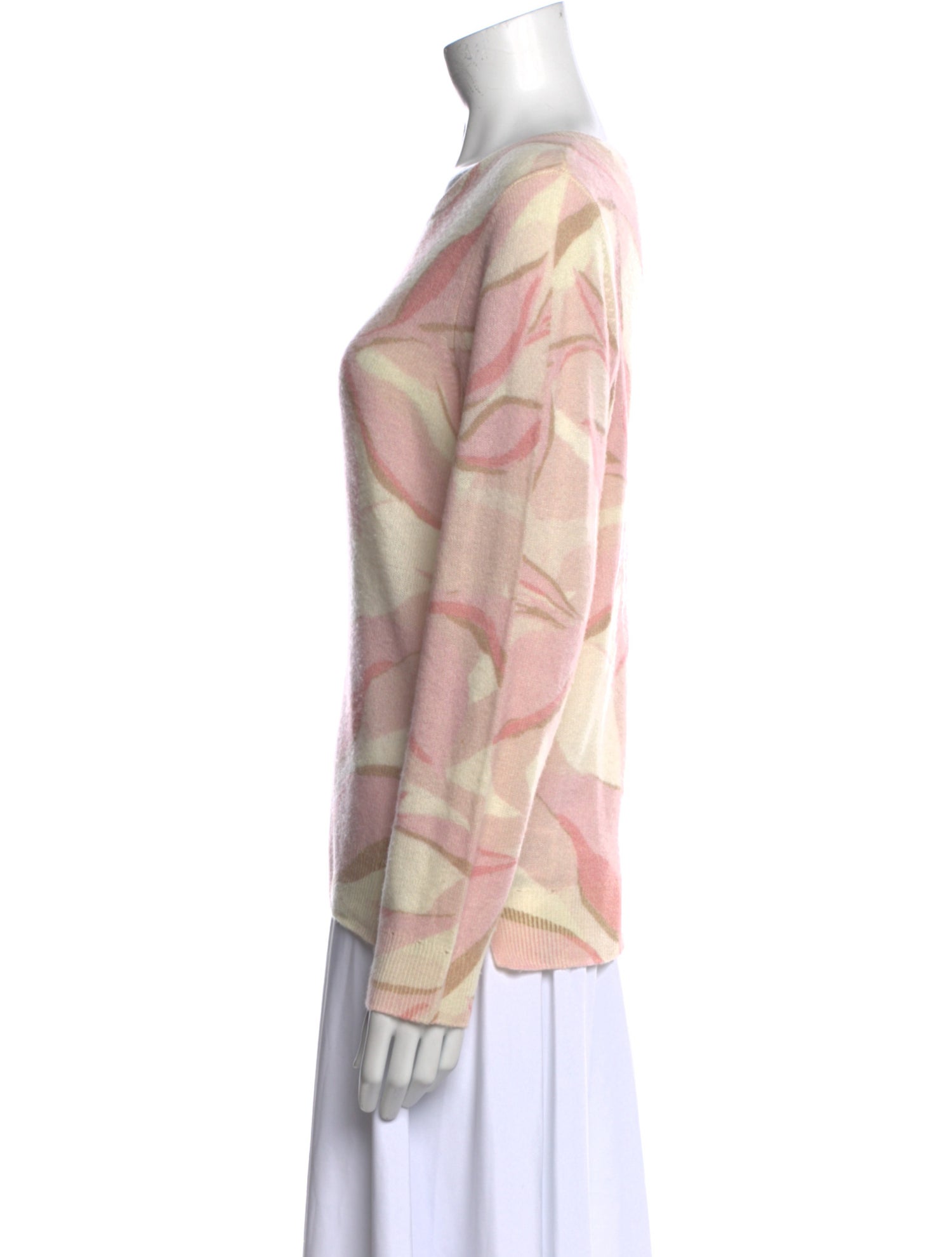 Pure Collection Cashmere Printed Sweater