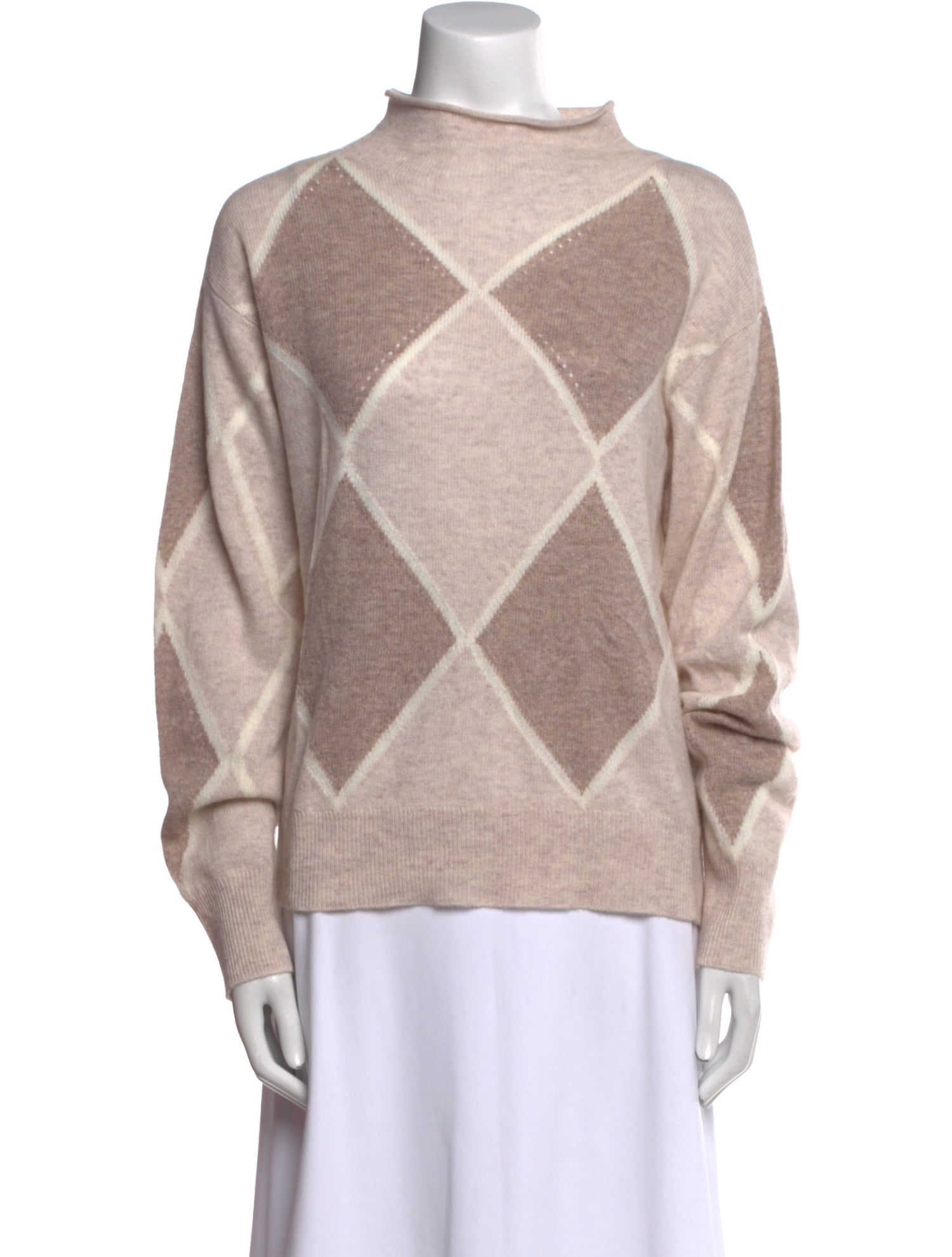 Pure Collection Cashmere Printed Sweater w/ Tags