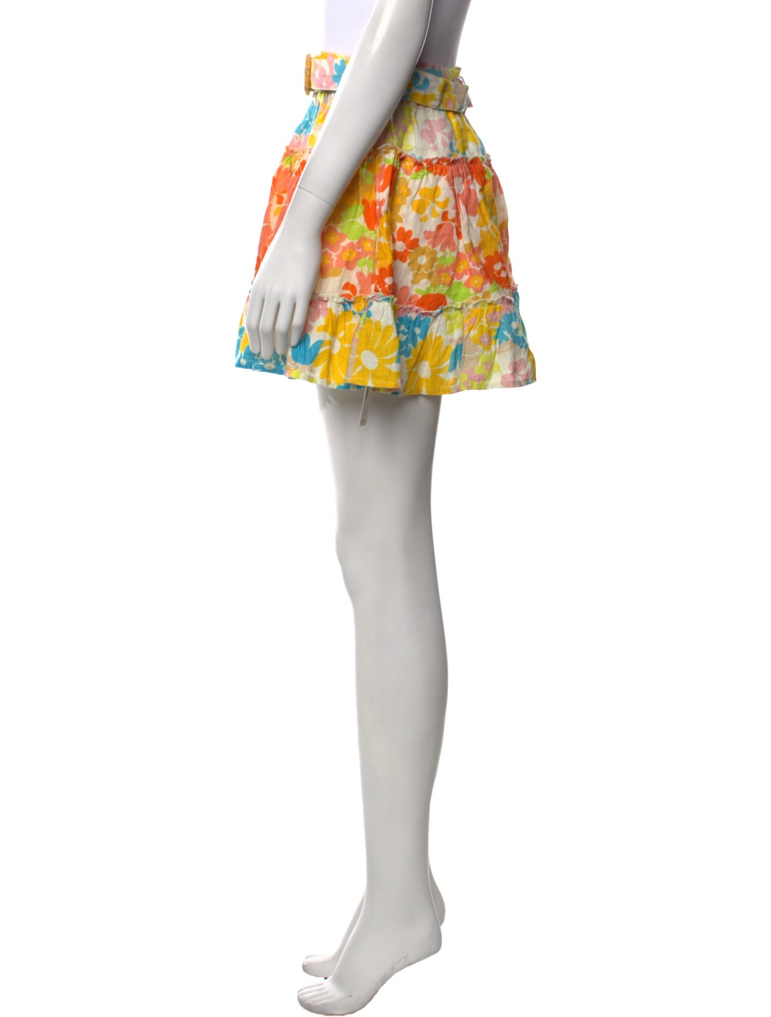 Place Nationale Linen Mini Skirt