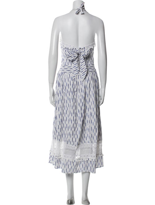 Place Nationale Striped Midi Length Dress