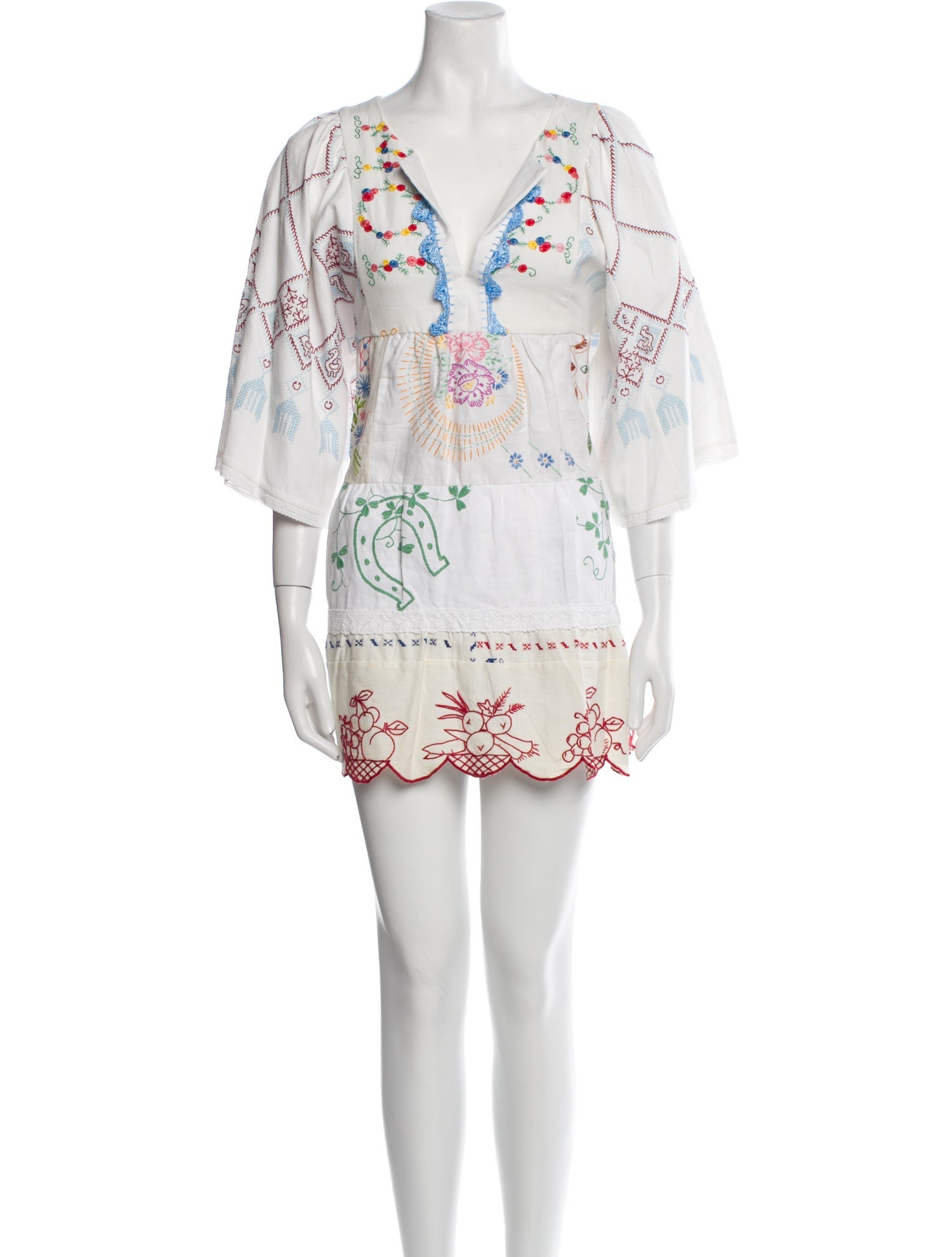 Place Nationale Printed Mini Dress