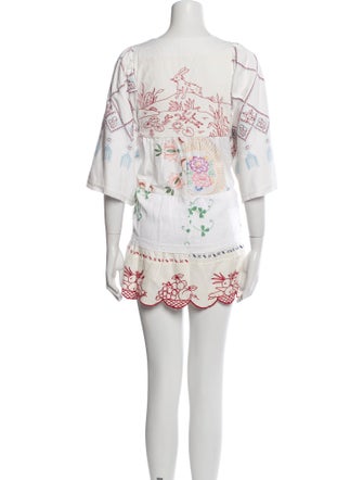 Place Nationale Printed Mini Dress