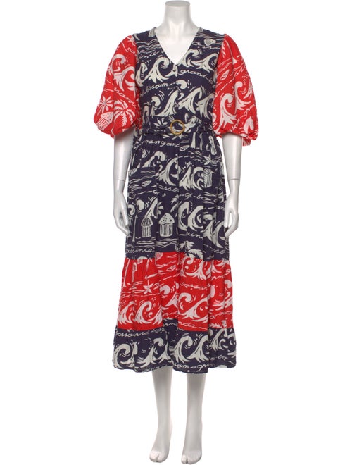 Place Nationale Linen Long Dress