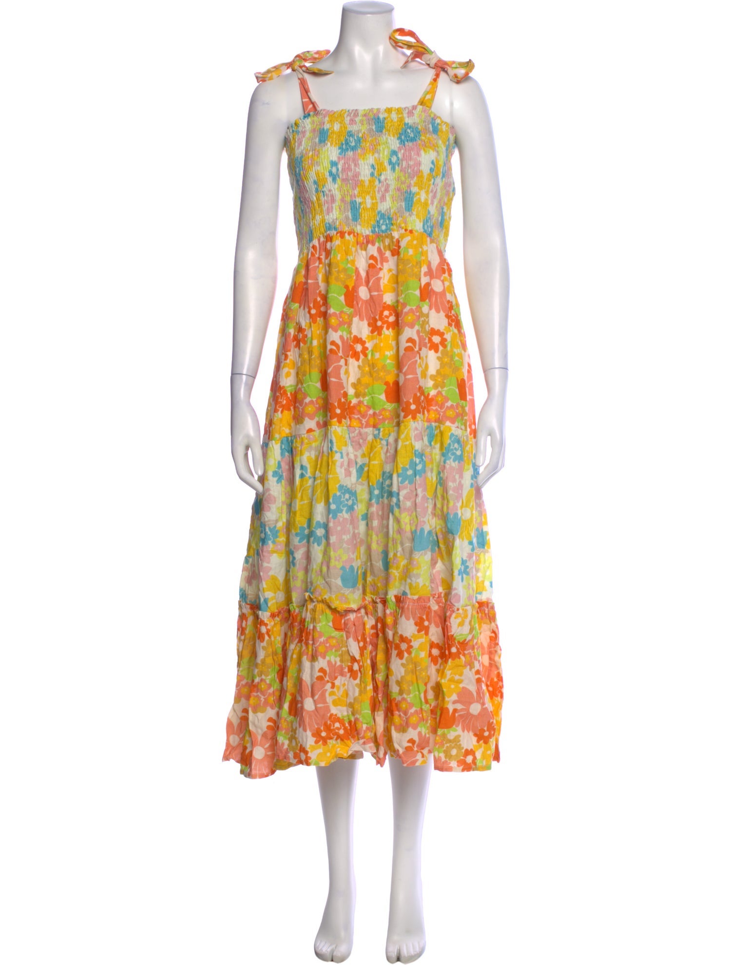 Place Nationale Linen Long Dress