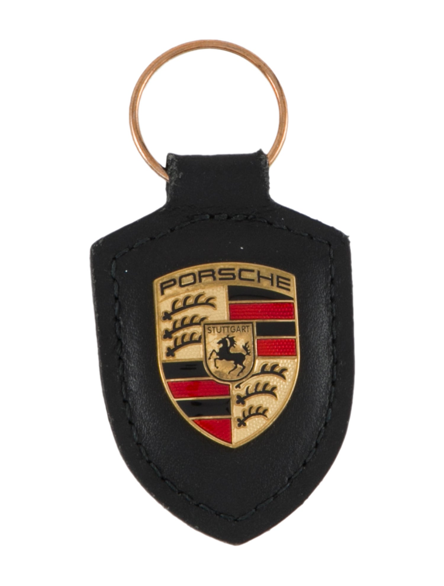 Porsche Carrera Leather accent Keychain