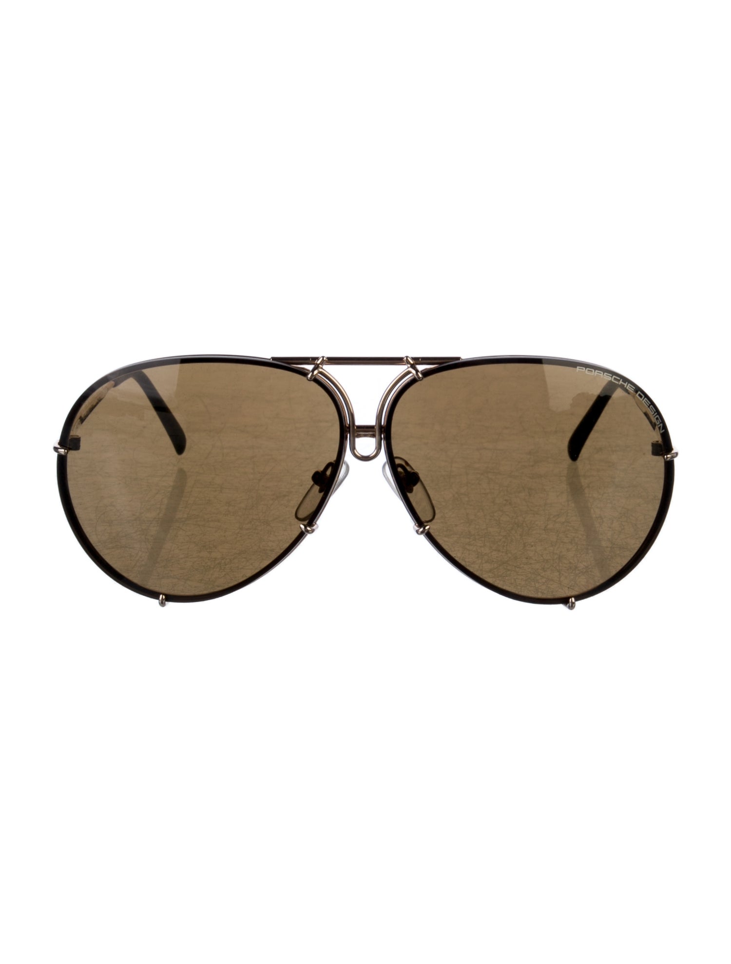 Porsche Carrera Aviator Tinted Sunglasses