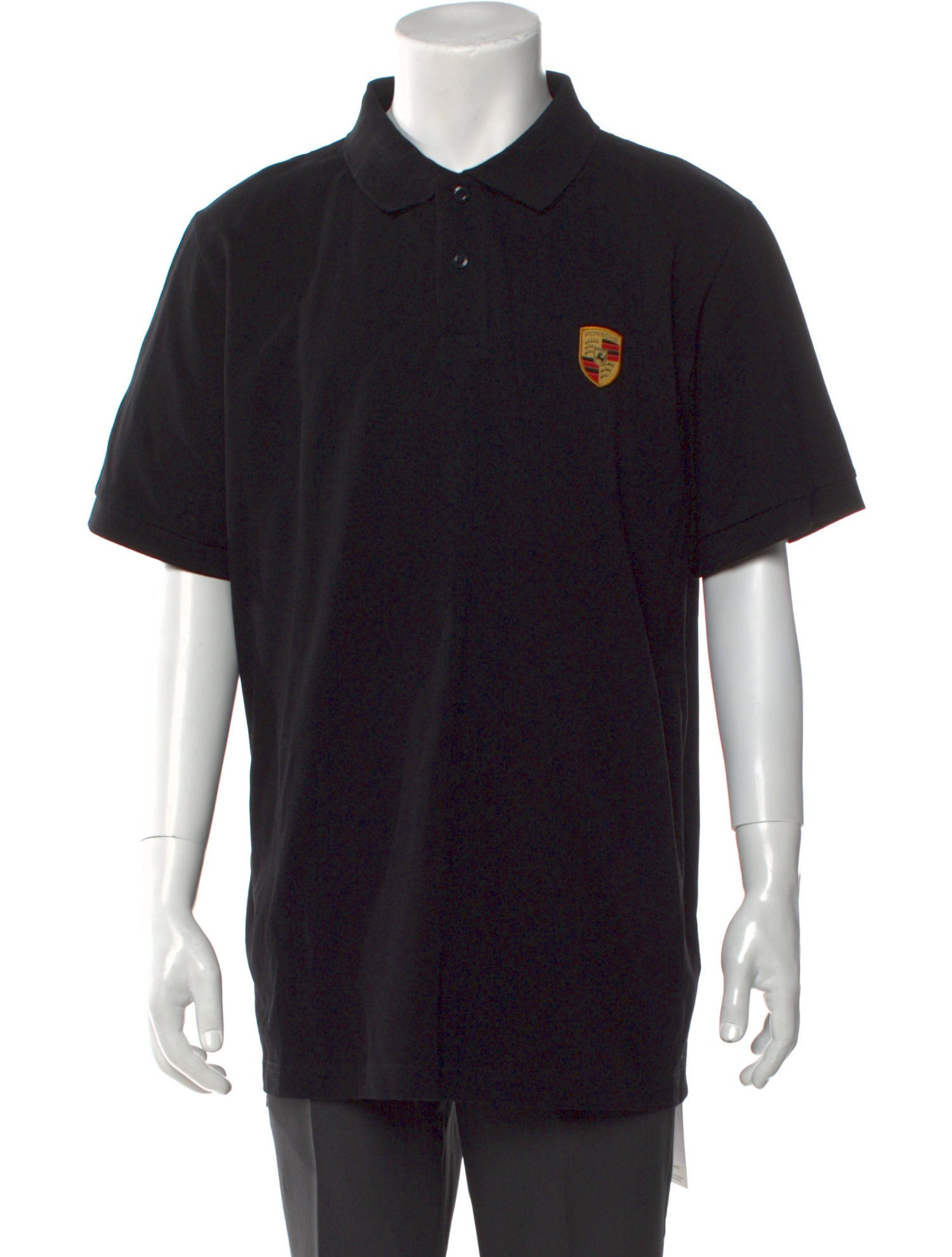 Porsche Design Crew Neck Short Sleeve Polo Shirt