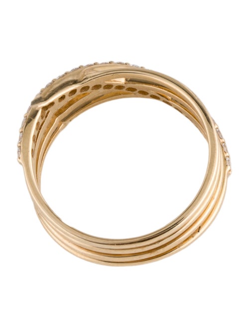 PDPAOLA 14K Lab-Grown Diamond Crossover Ring