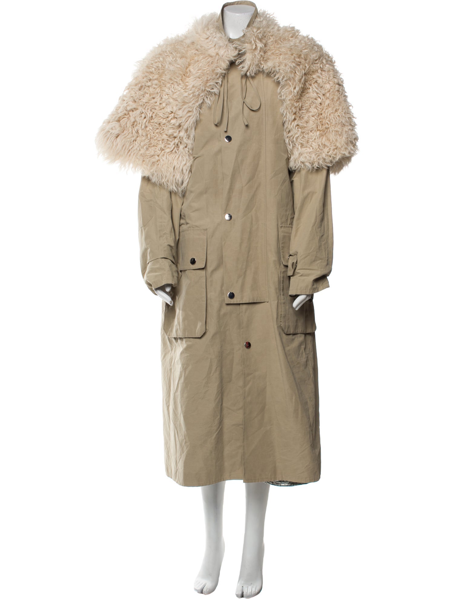 Peter Do x Banana Republic Faux Fur Coat