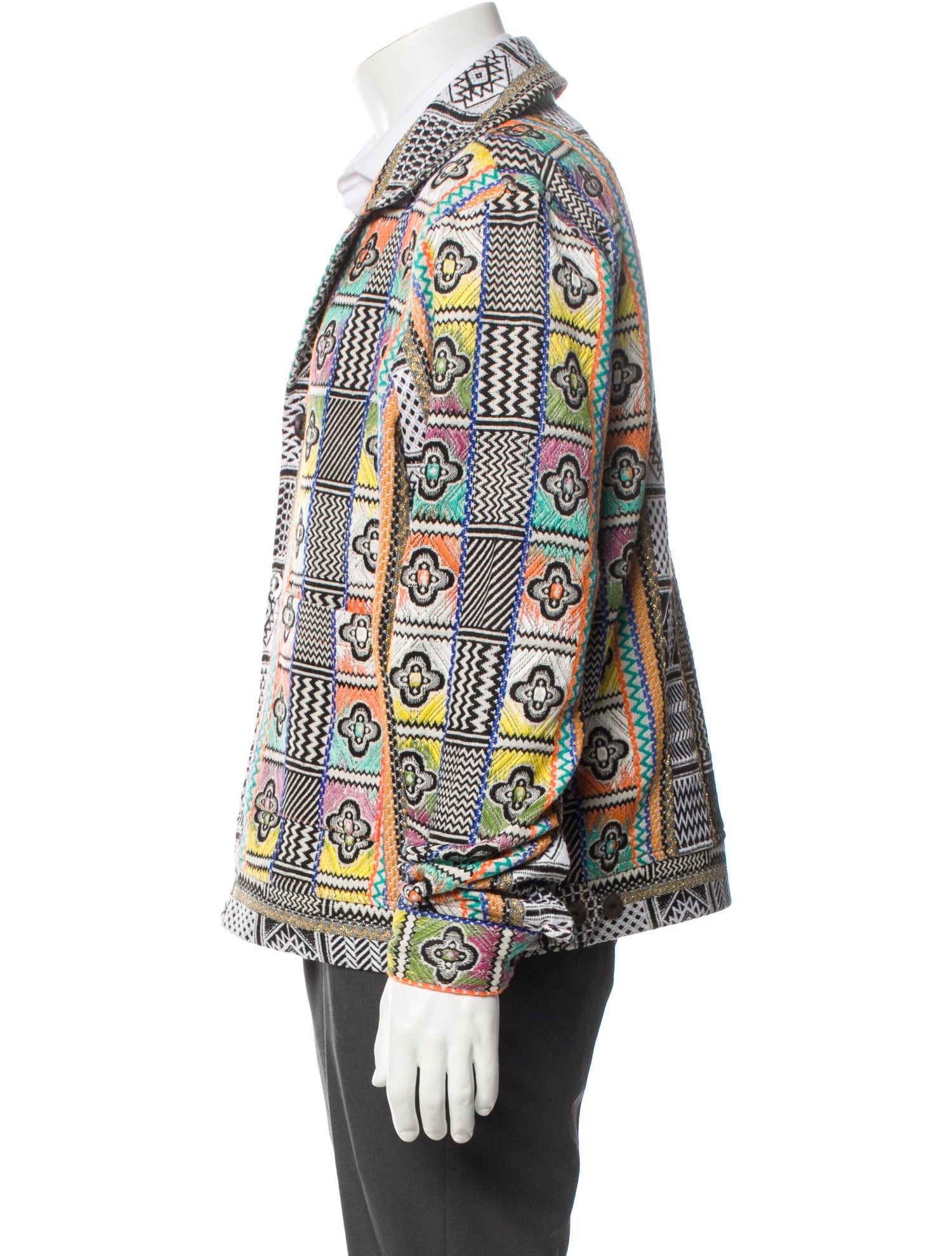 Perte D'ego Printed Coat