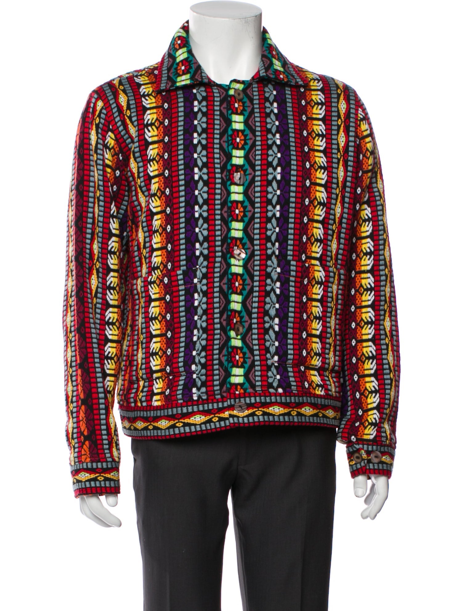 Perte D'ego Printed Windbreaker