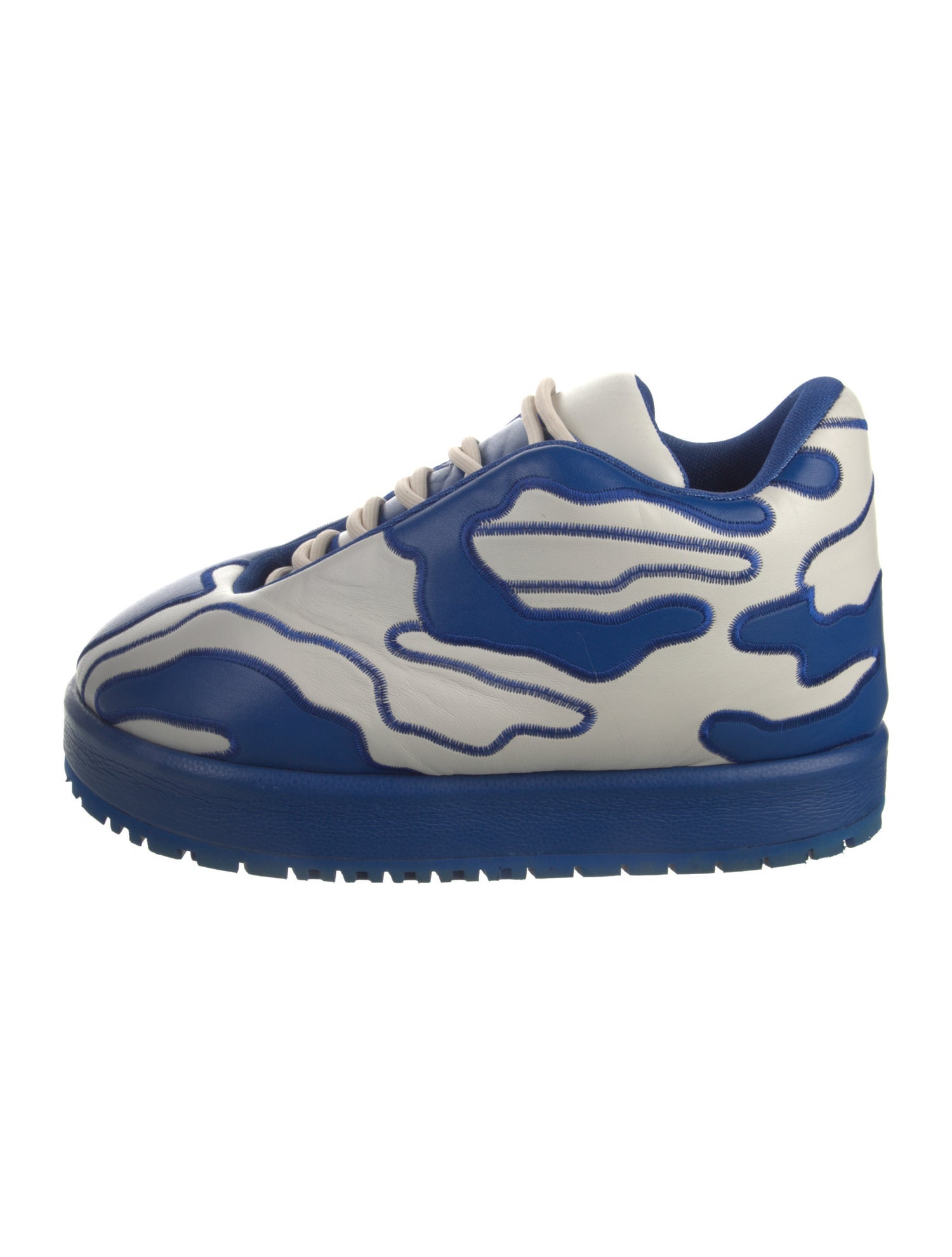 PDF Leather Printed Sneakers