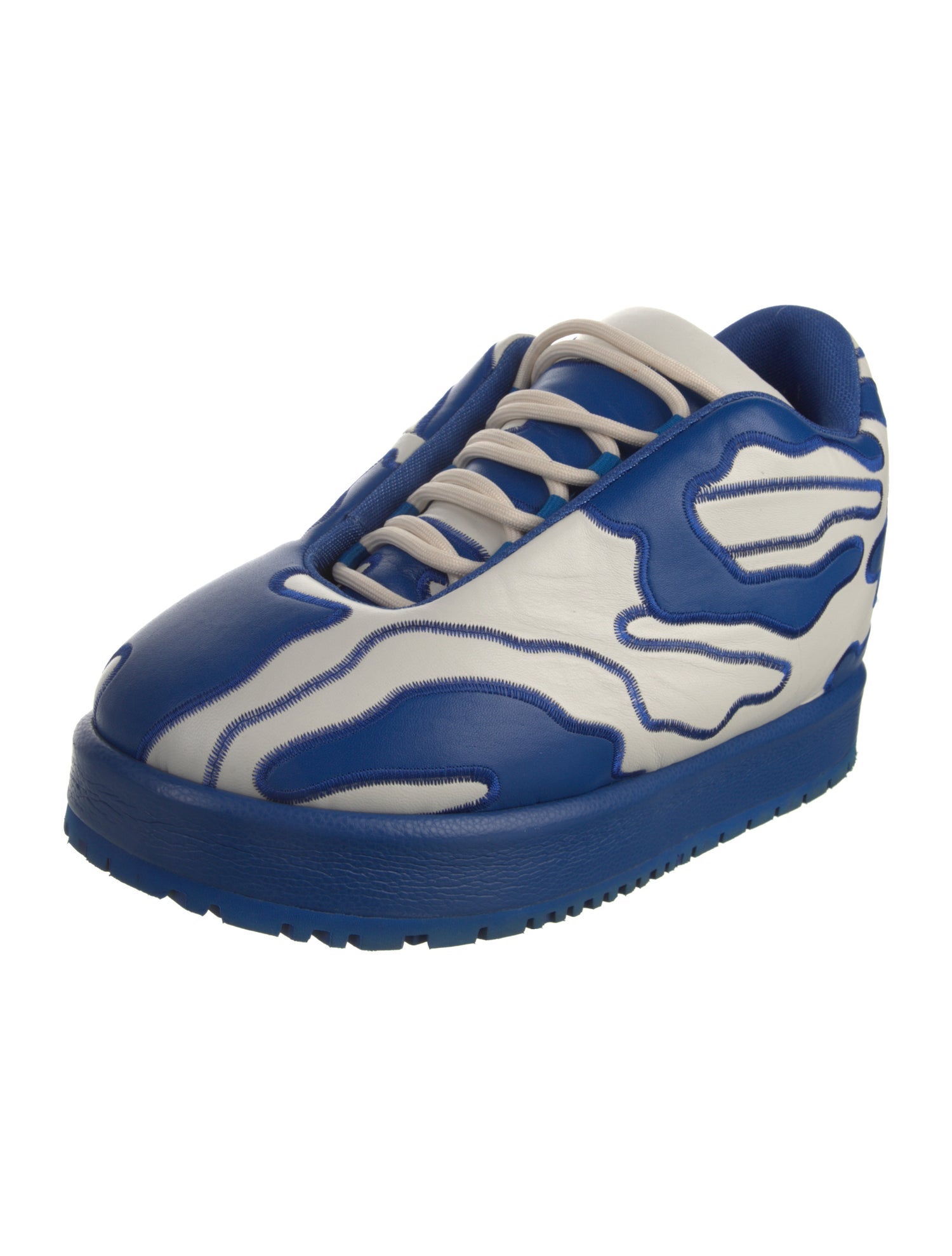 PDF Leather Printed Sneakers