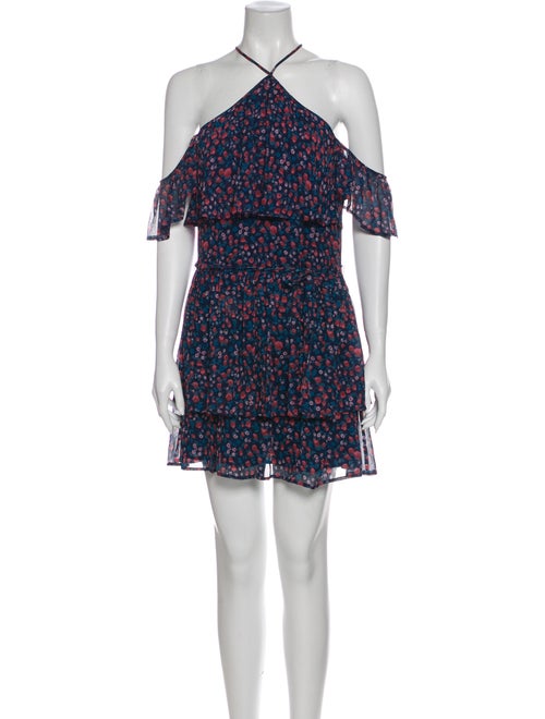 Paige Denim Silk Mini Dress Denim