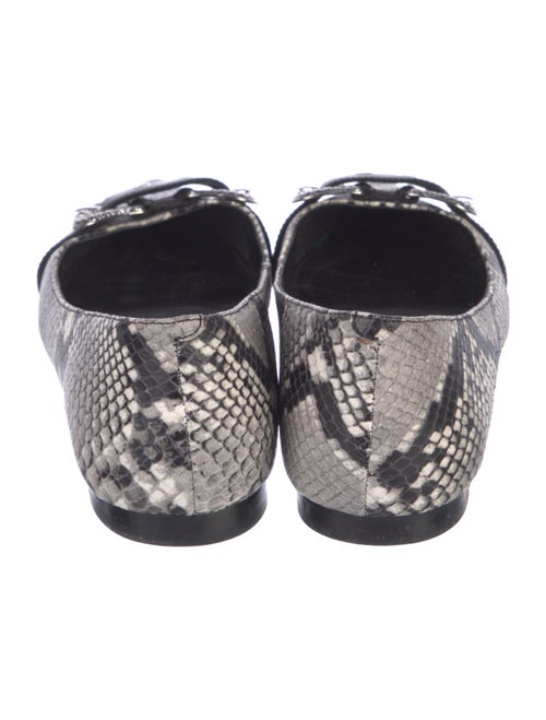 Paige Denim Snakeskin Animal Print Flats
