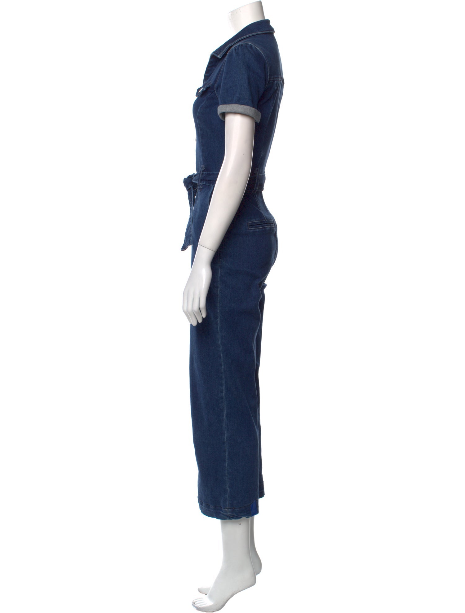 Paige Denim V-Neck Jumpsuit
