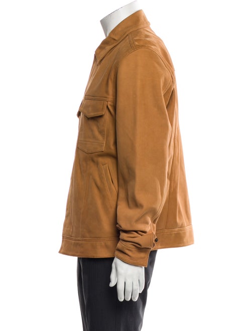 Paige Denim Leather Utility Jacket