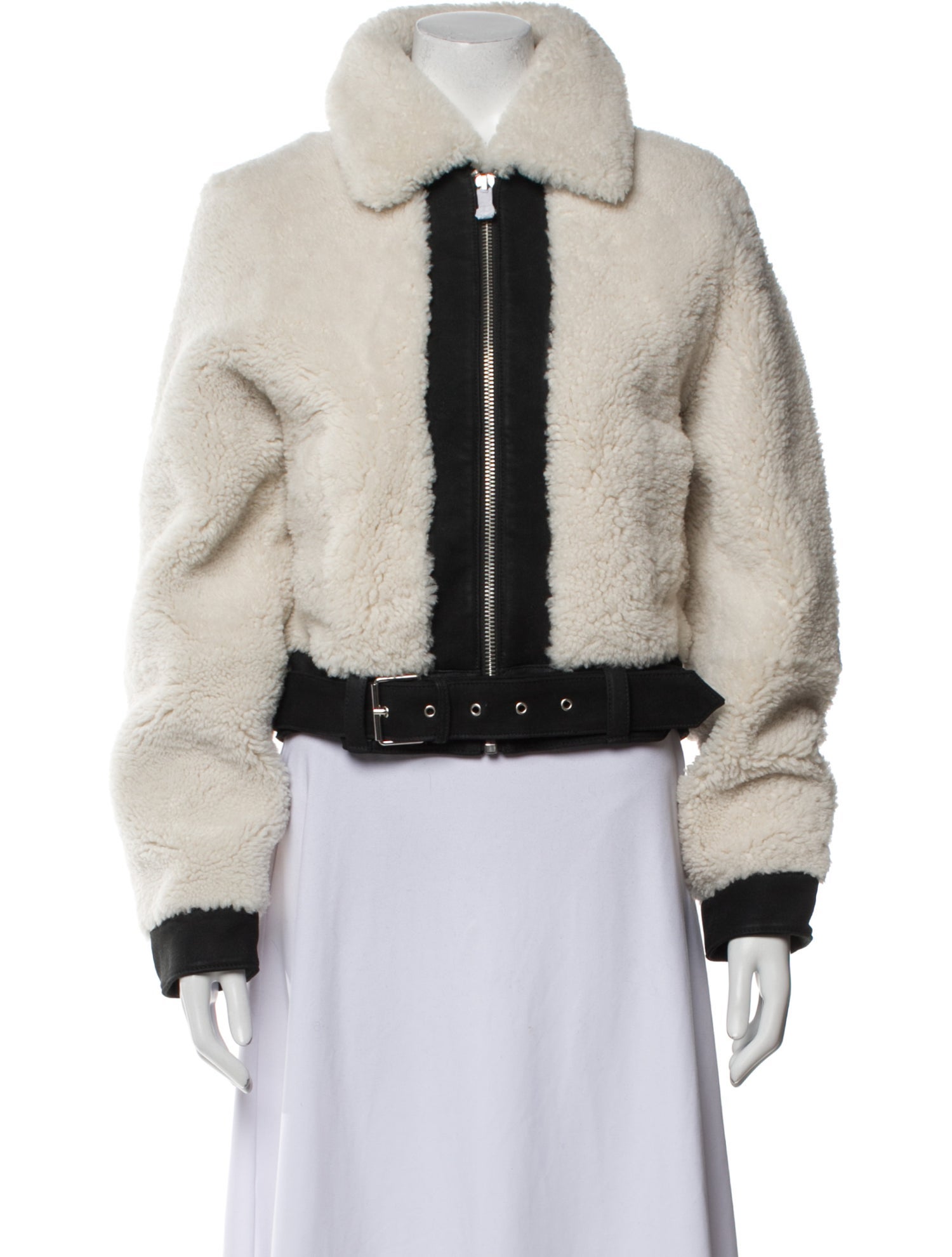 Paige Denim Shearling Fur Jacket