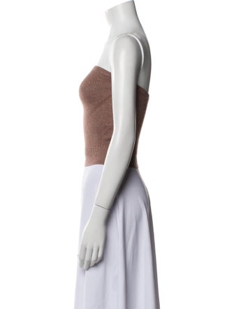 Paige Denim Wool Strapless Crop Top