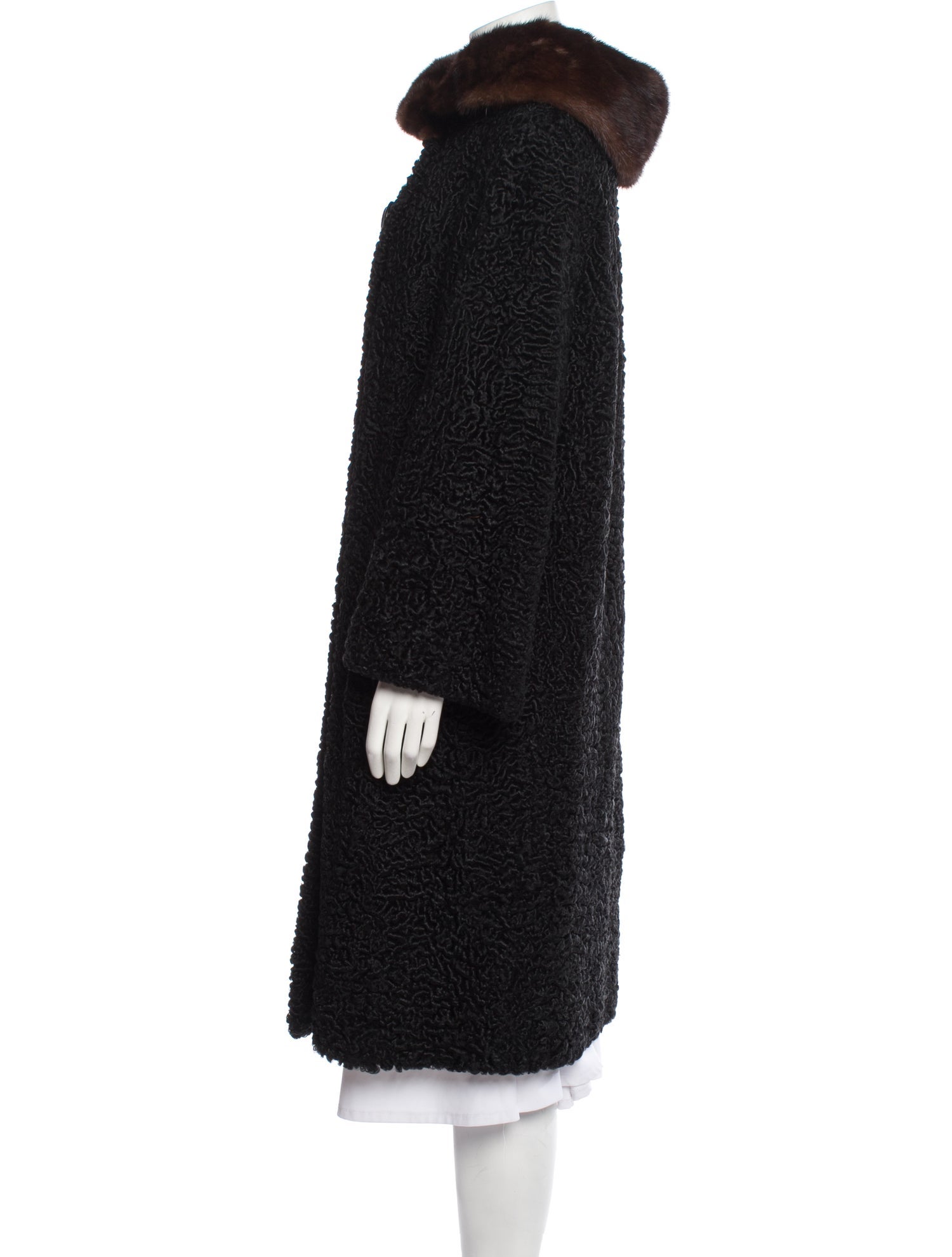 Peter Duffy New York Fur Faux Fur Coat