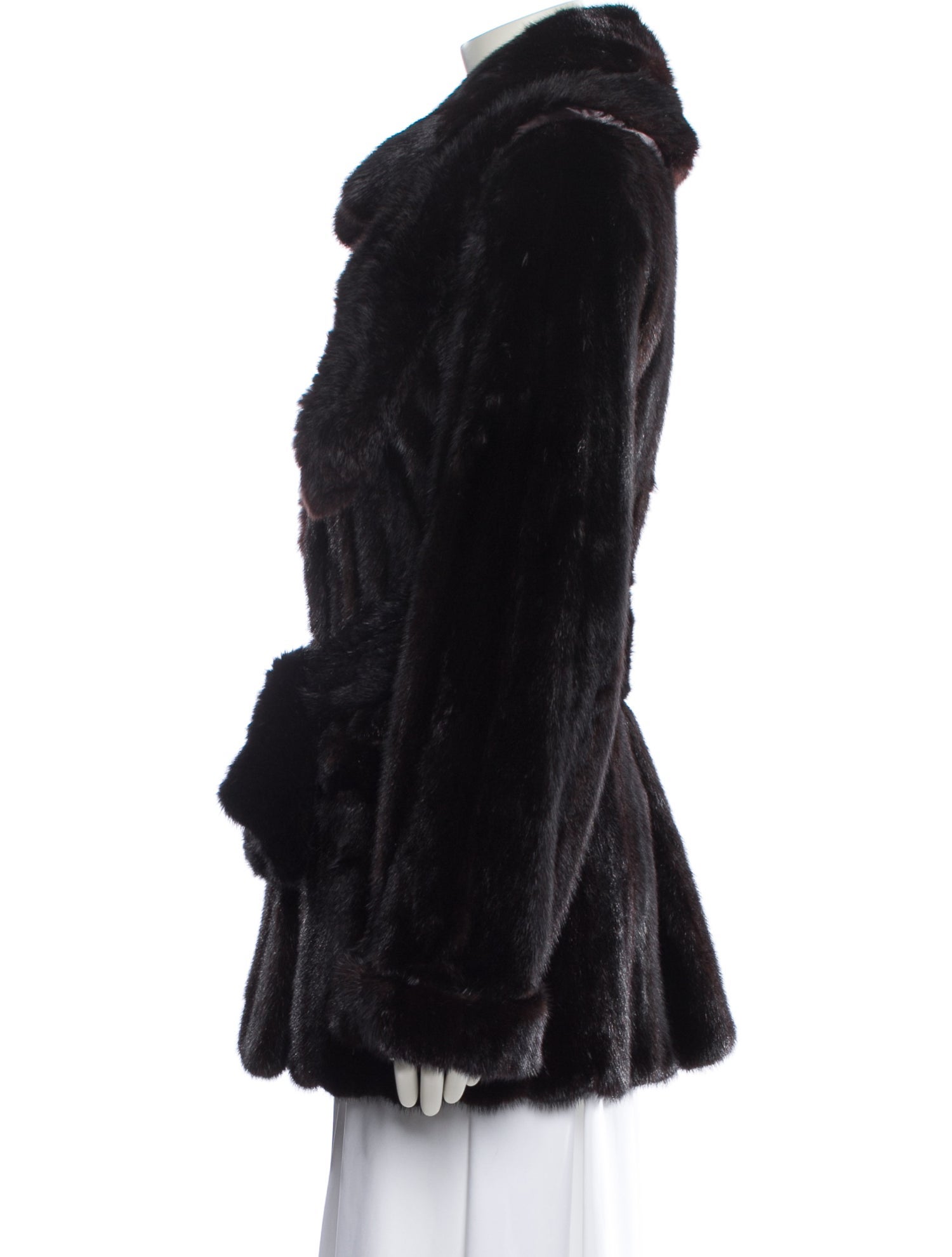 Peter Duffy New York Mink Faux Fur Coat