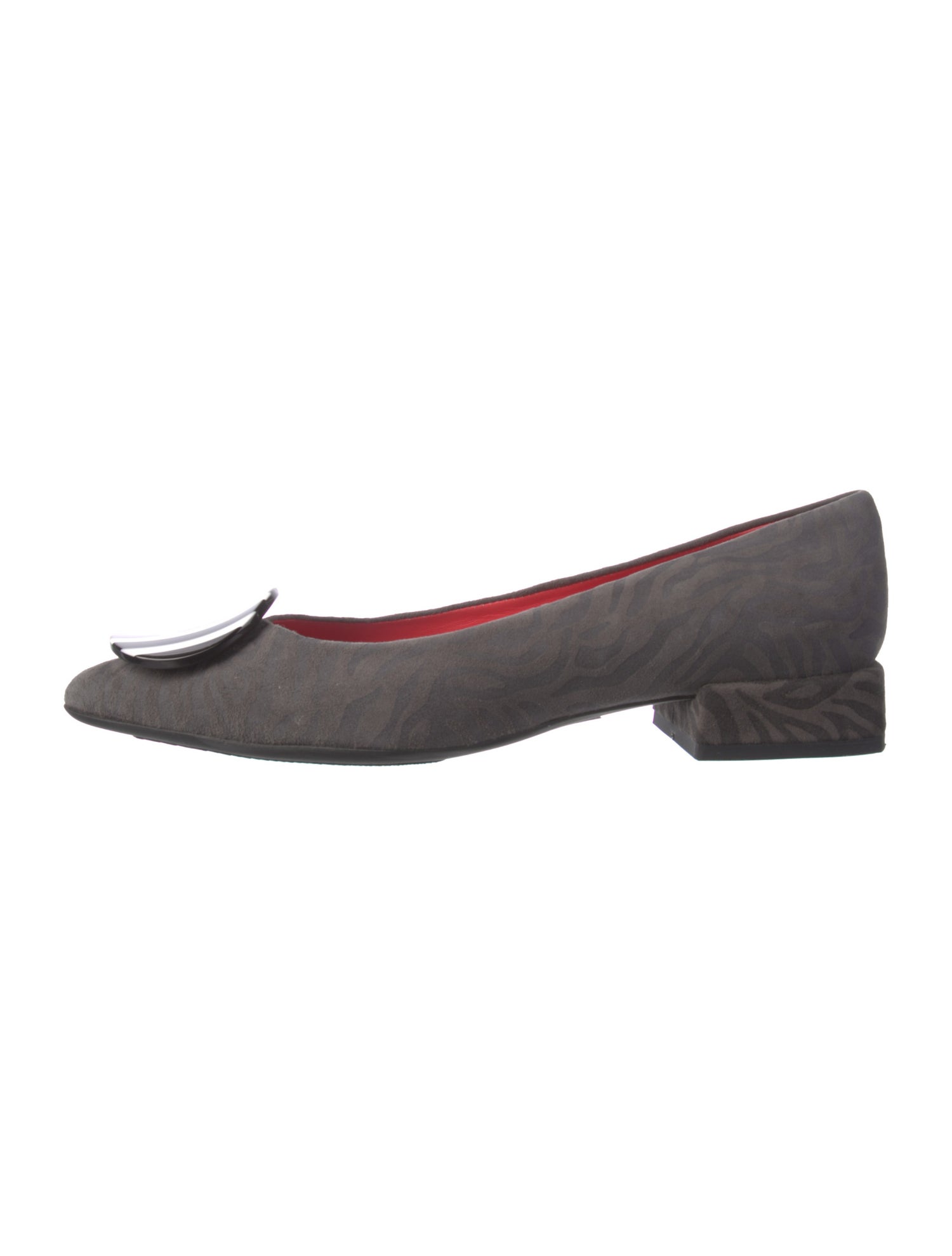 Pas de Rouge Suede Flats