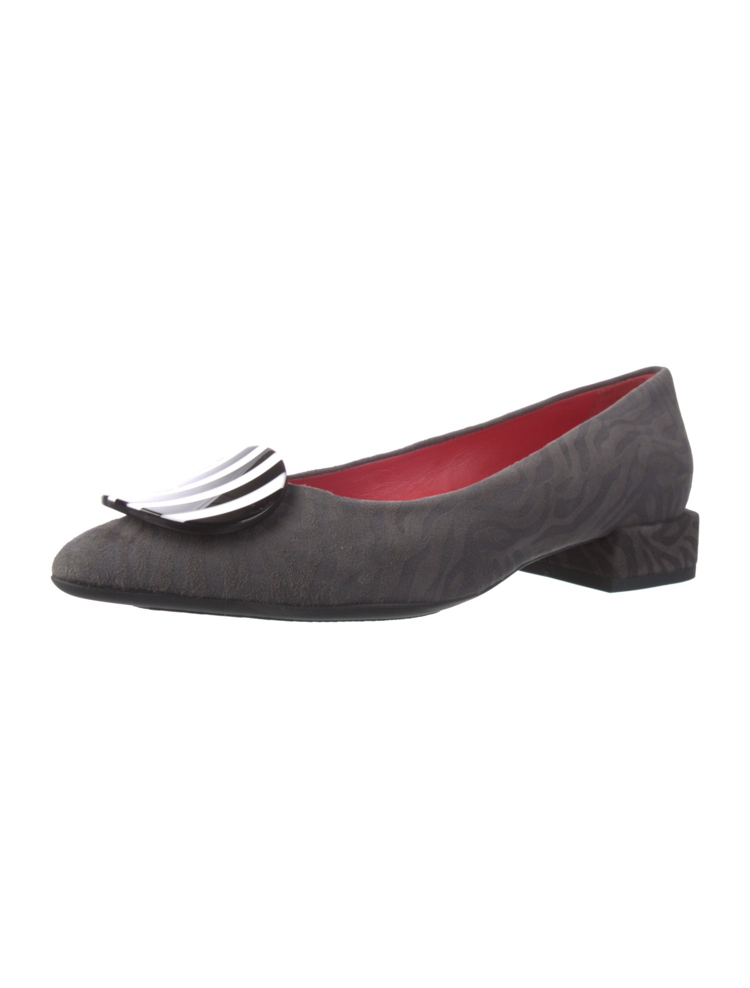 Pas de Rouge Suede Flats