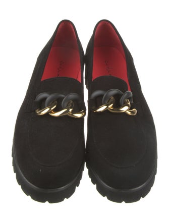 Pas de Rouge Suede Loafers