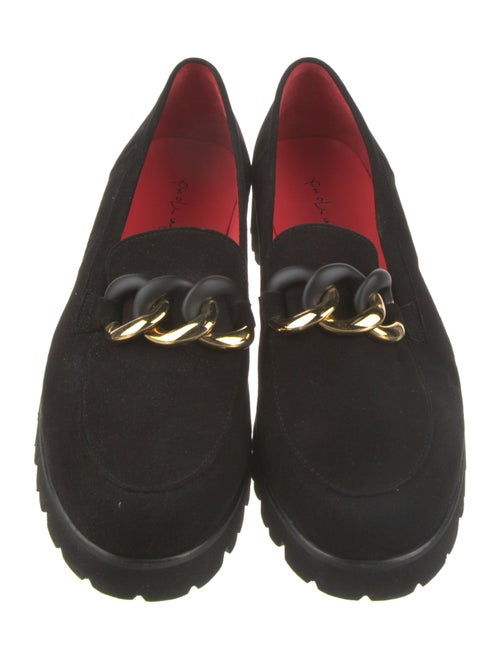 Pas de Rouge Suede Loafers