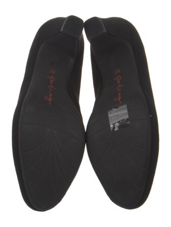 Pas de Rouge Suede Cutout Accent Lace-Up Boots