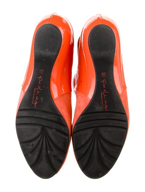 Pas de Rouge Suede Slingback Flats