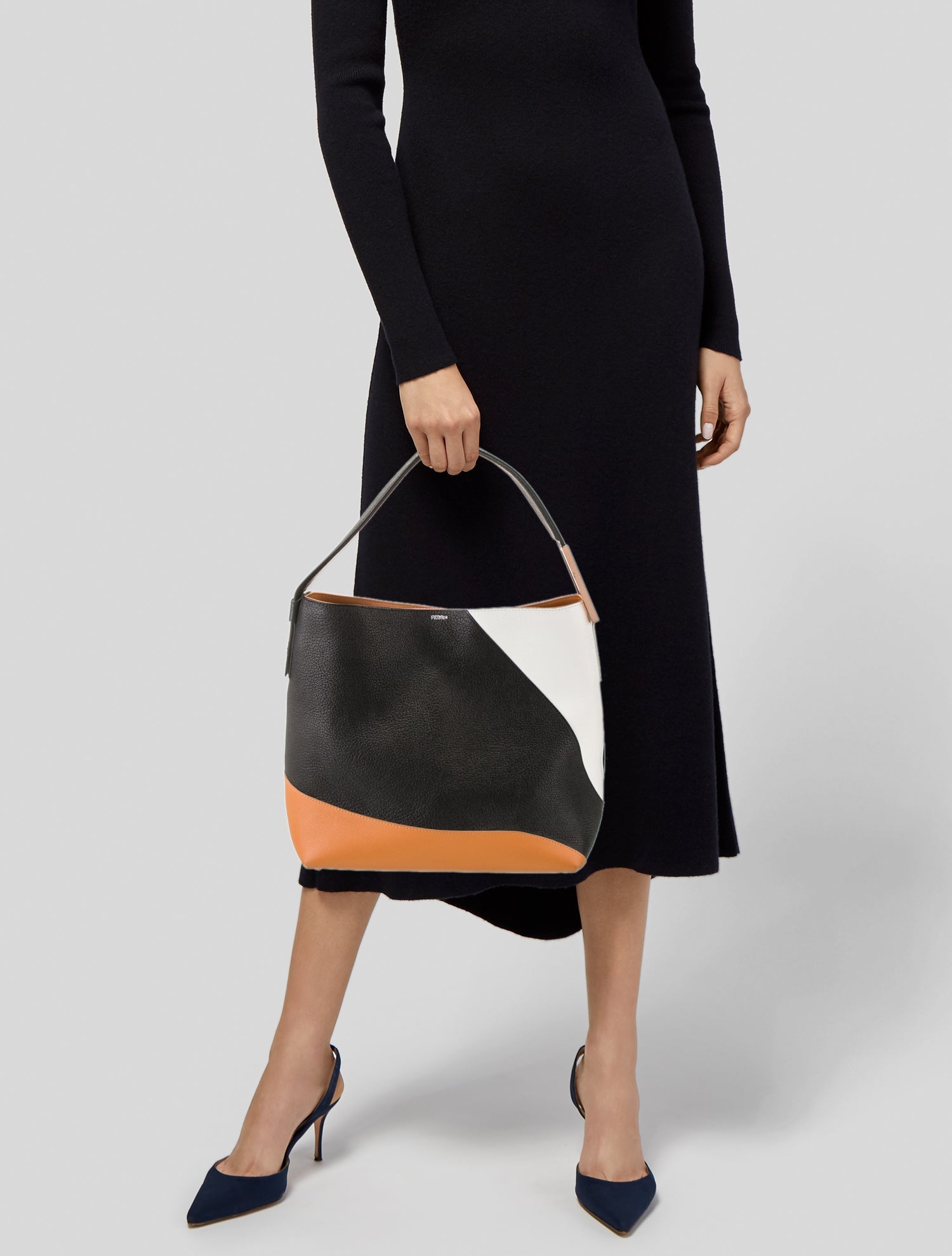 Perrin Leather Shoulder Bag