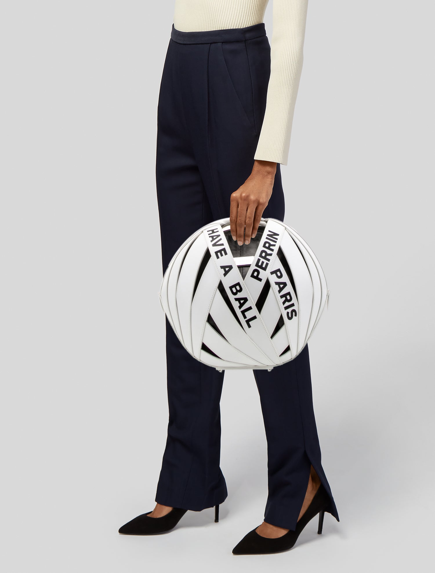 Perrin Leather Top Handle Bag