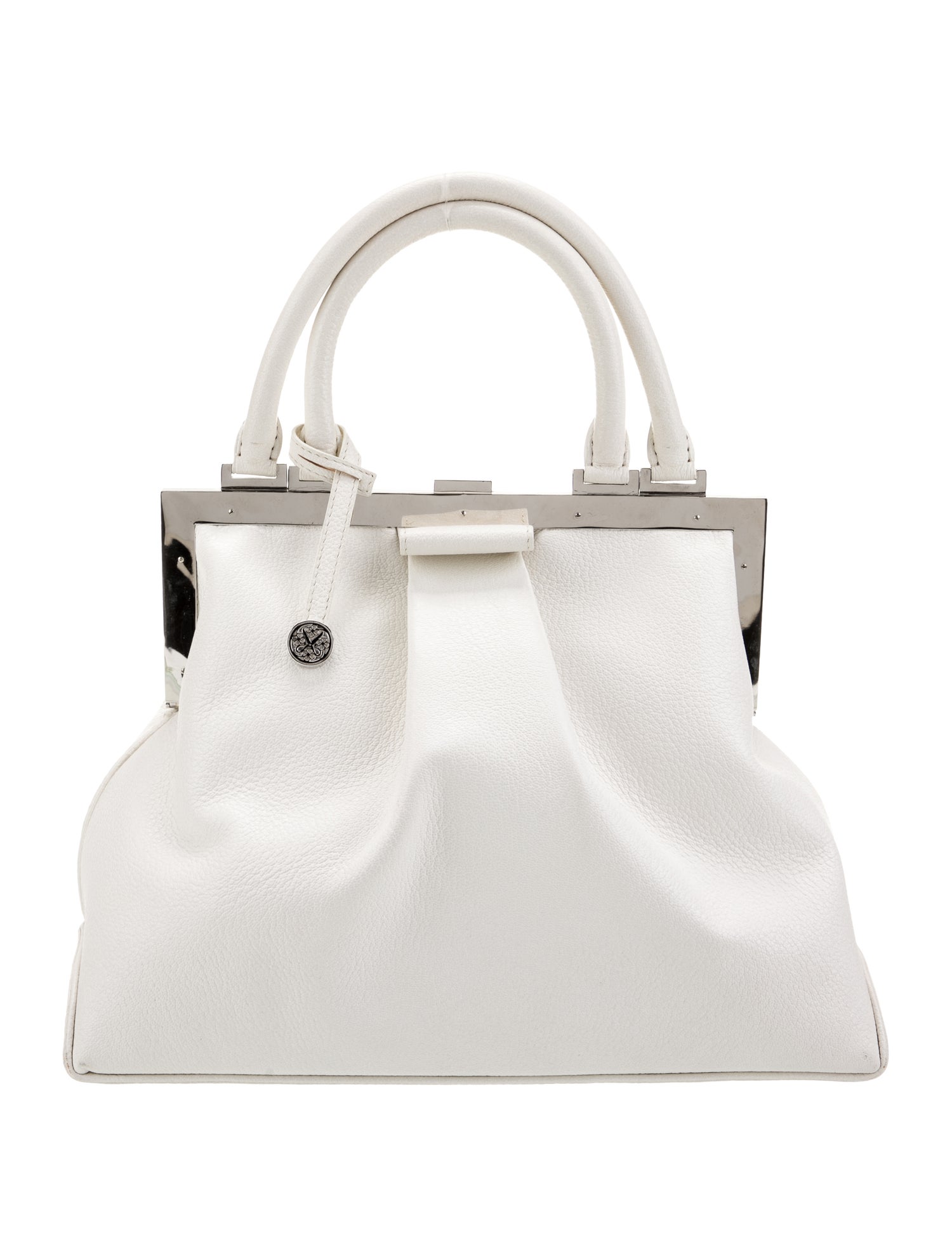 Perrin Leather Top Handle Bag