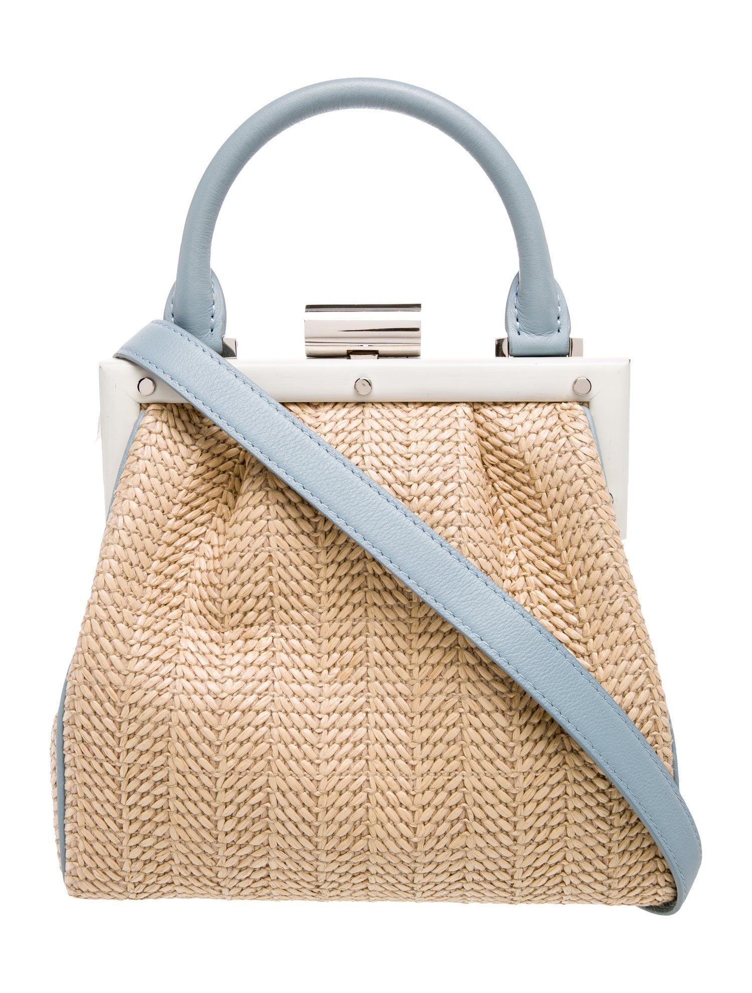 Perrin Straw Shoulder Bag