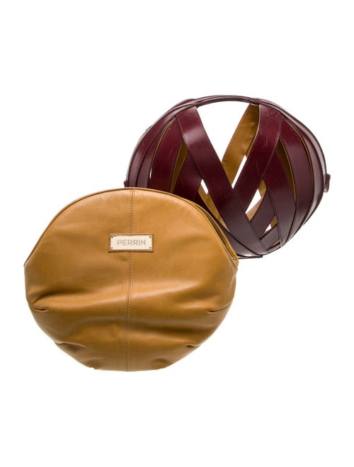 Perrin Leather Top Handle Bag