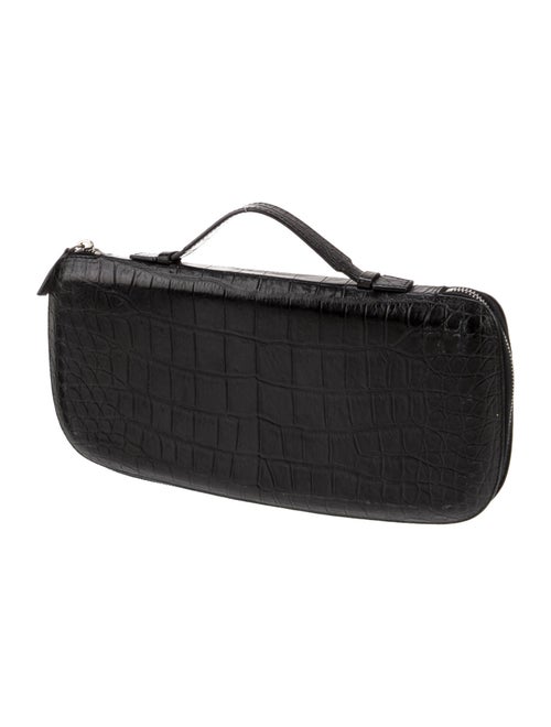 Perrin Alligator Top Handle Bag