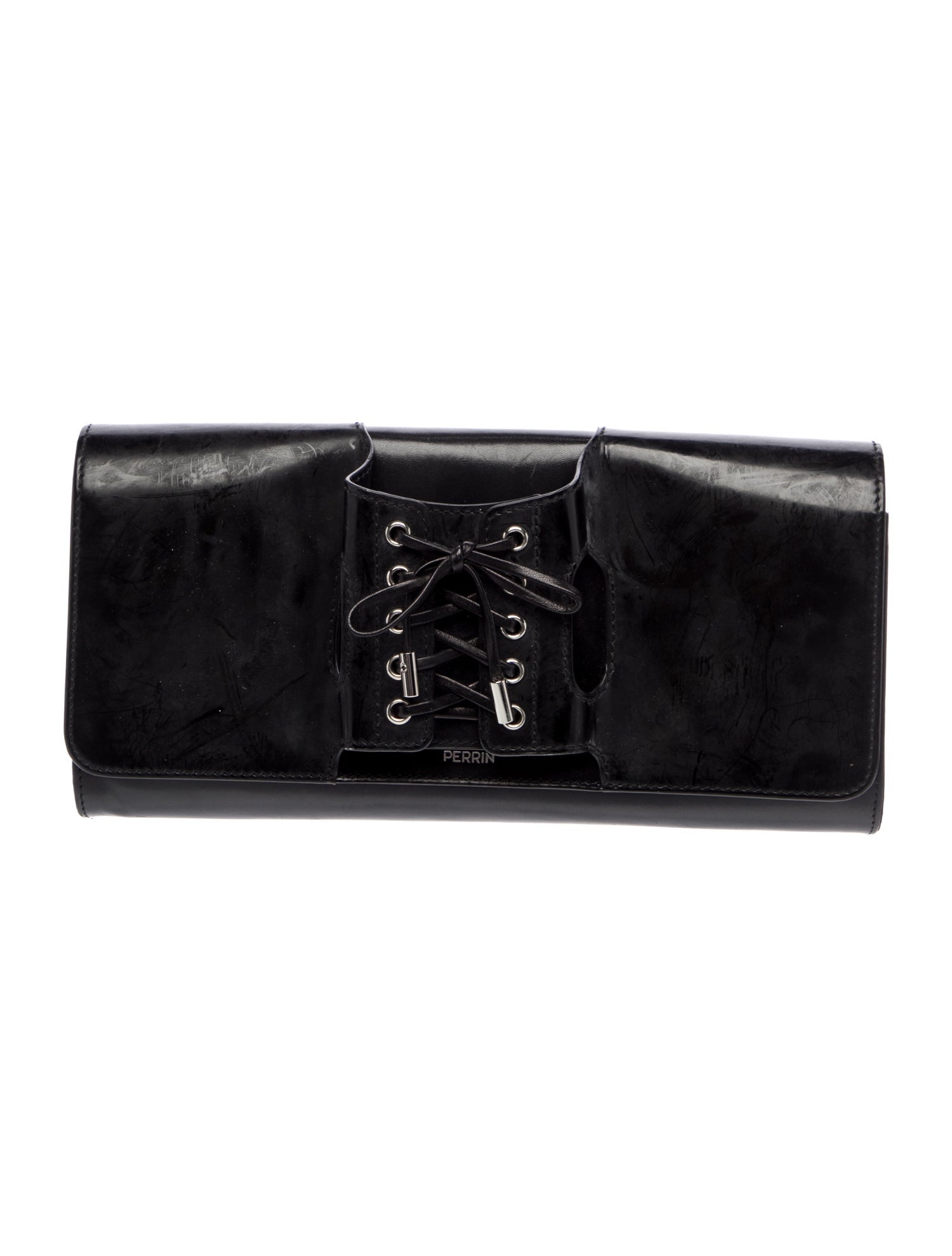 Perrin Patent Leather Evening Bag