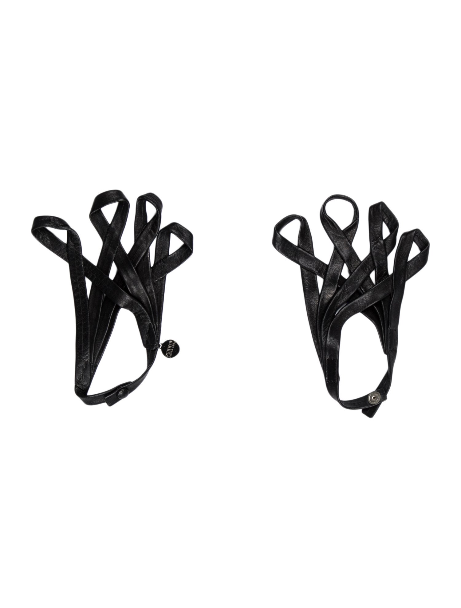 Perrin Leather Fingerless Gloves