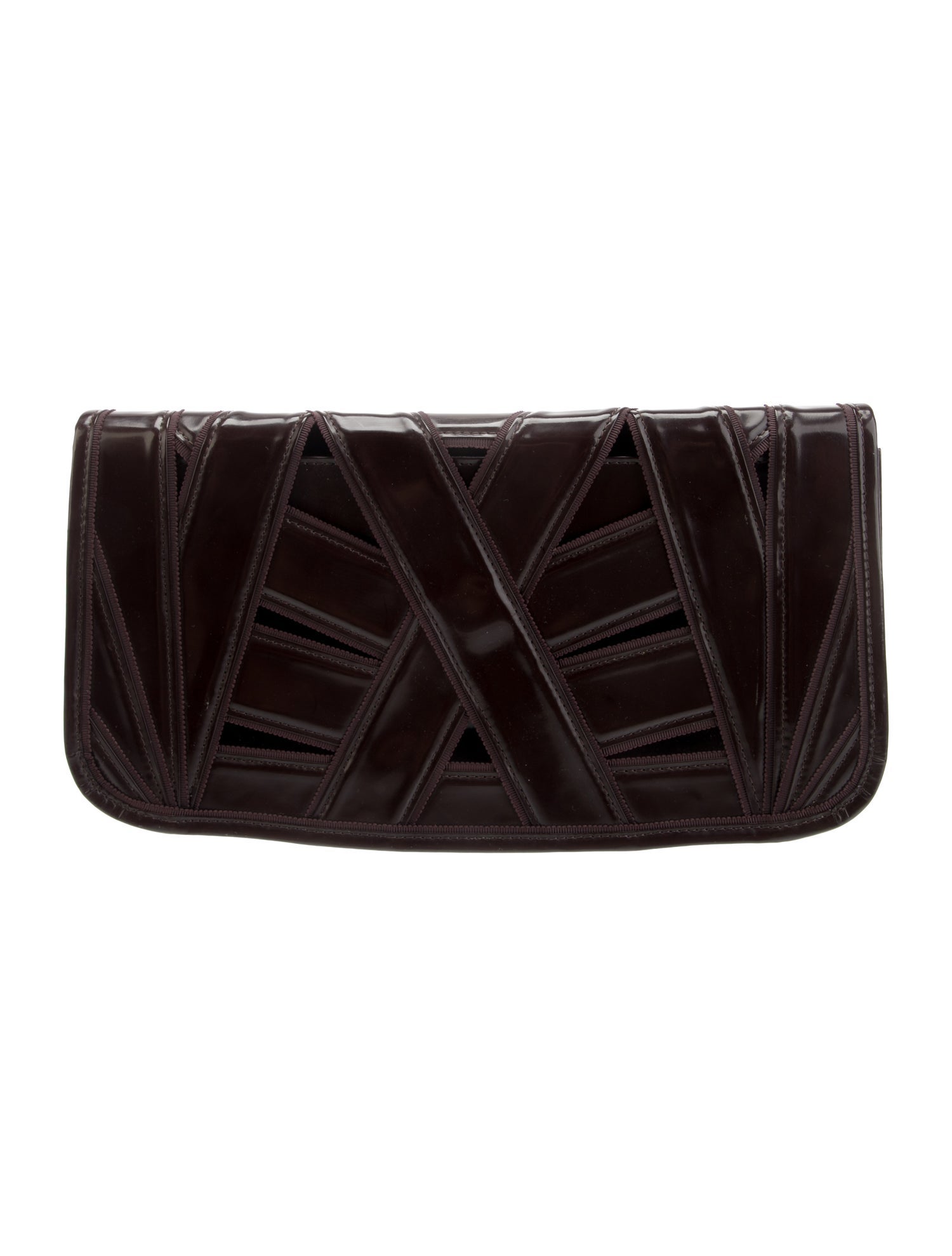 Perrin Patent Leather Clutch