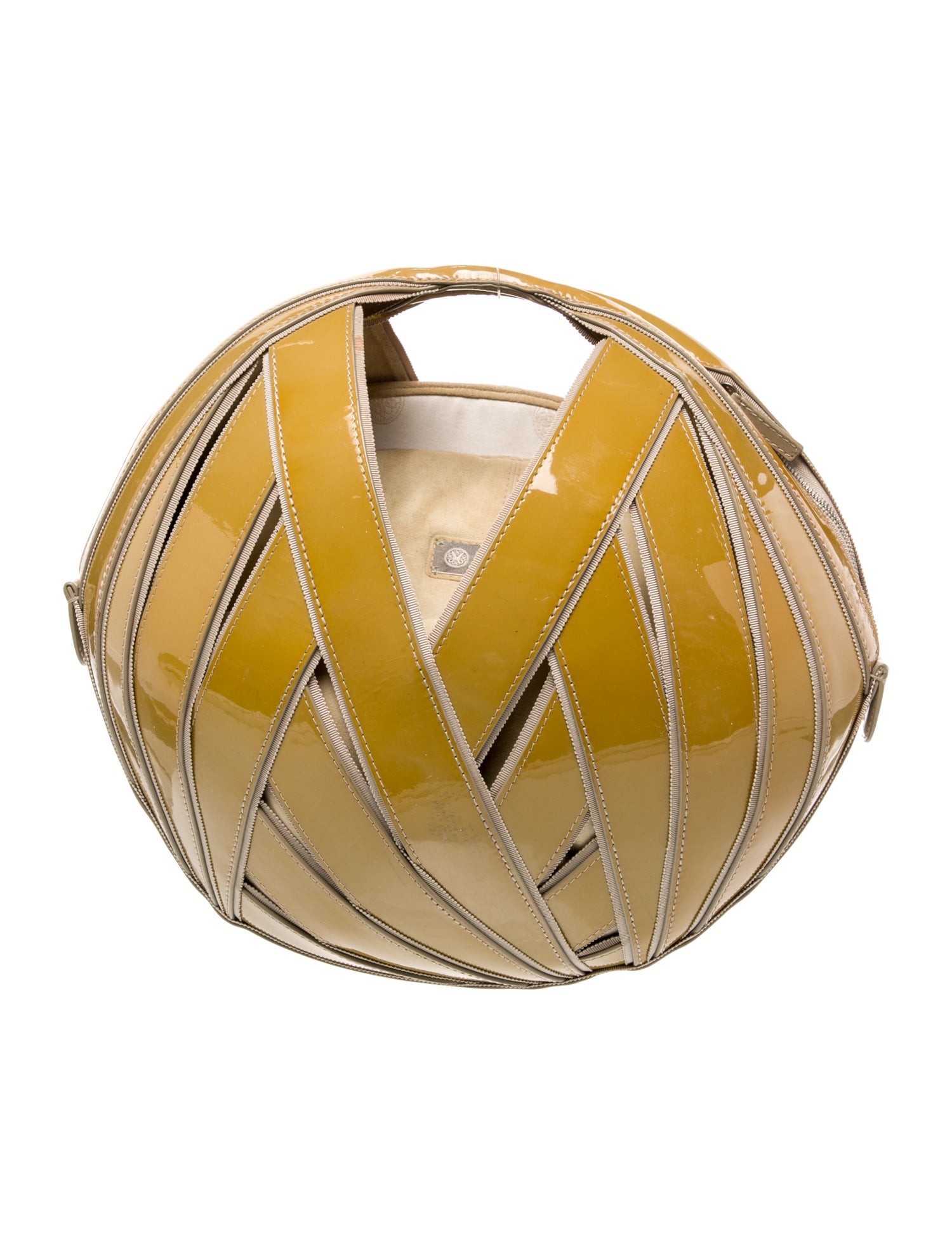 Perrin Patent Leather Top Handle Bag