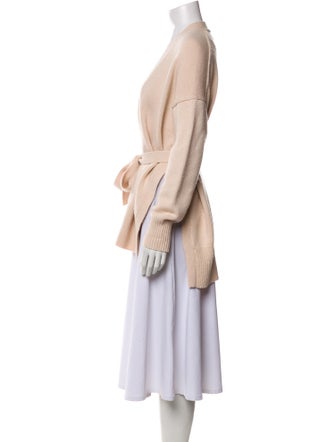 Pearl & Caviar Wool Open Front Sweater