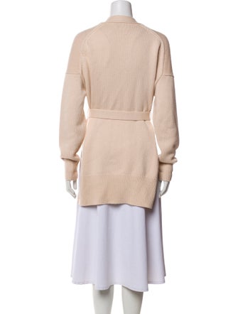 Pearl & Caviar Wool Open Front Sweater